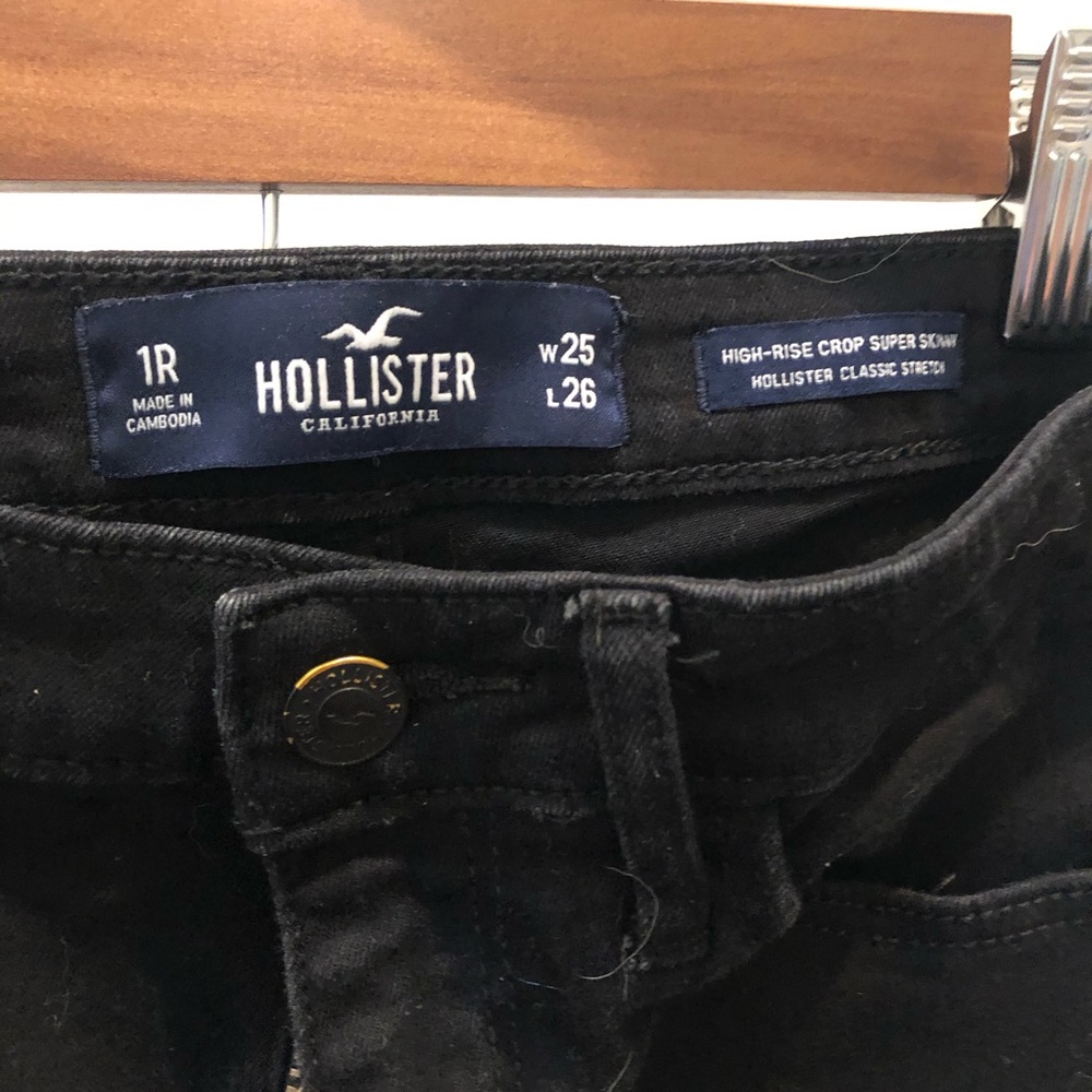 Hollister Super Skinny Black Jeans